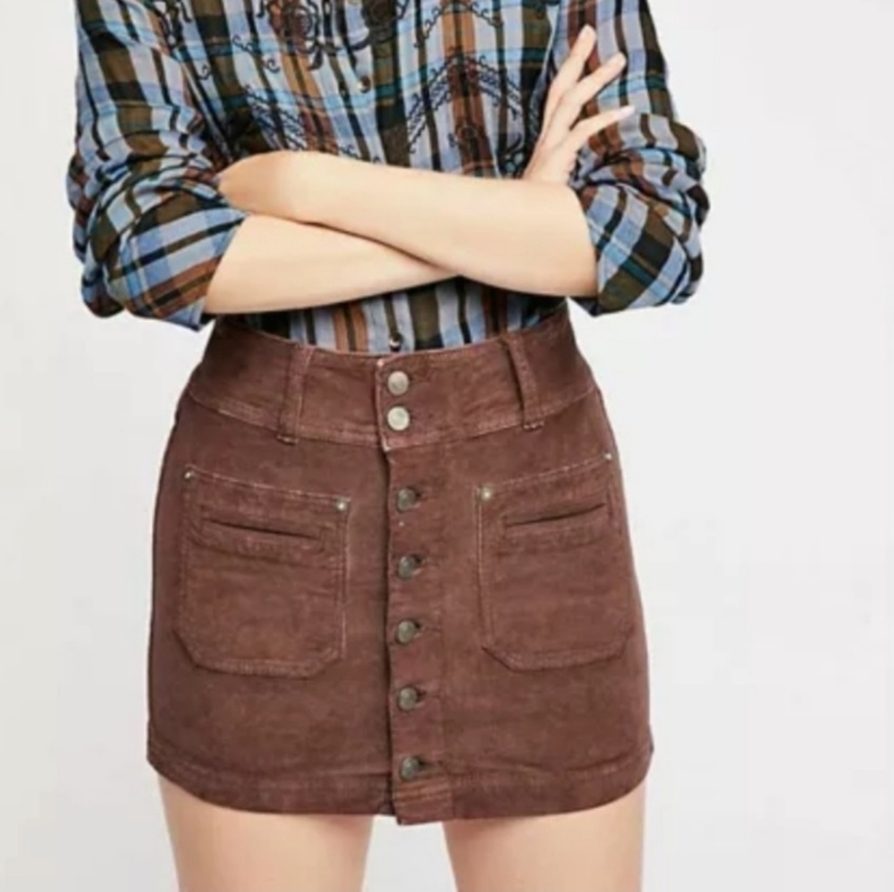 We The Free Corduroy Skirt